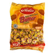 Påse med Aidin smörkola, centerfylld iransk toffee, 1 kg, orientaliskt godis.