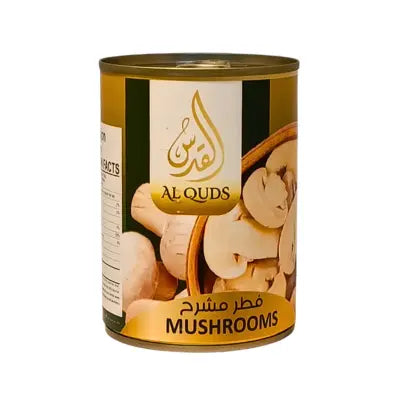 Al Quds Champignoner Skivede 400g - Premium Svampkonserv