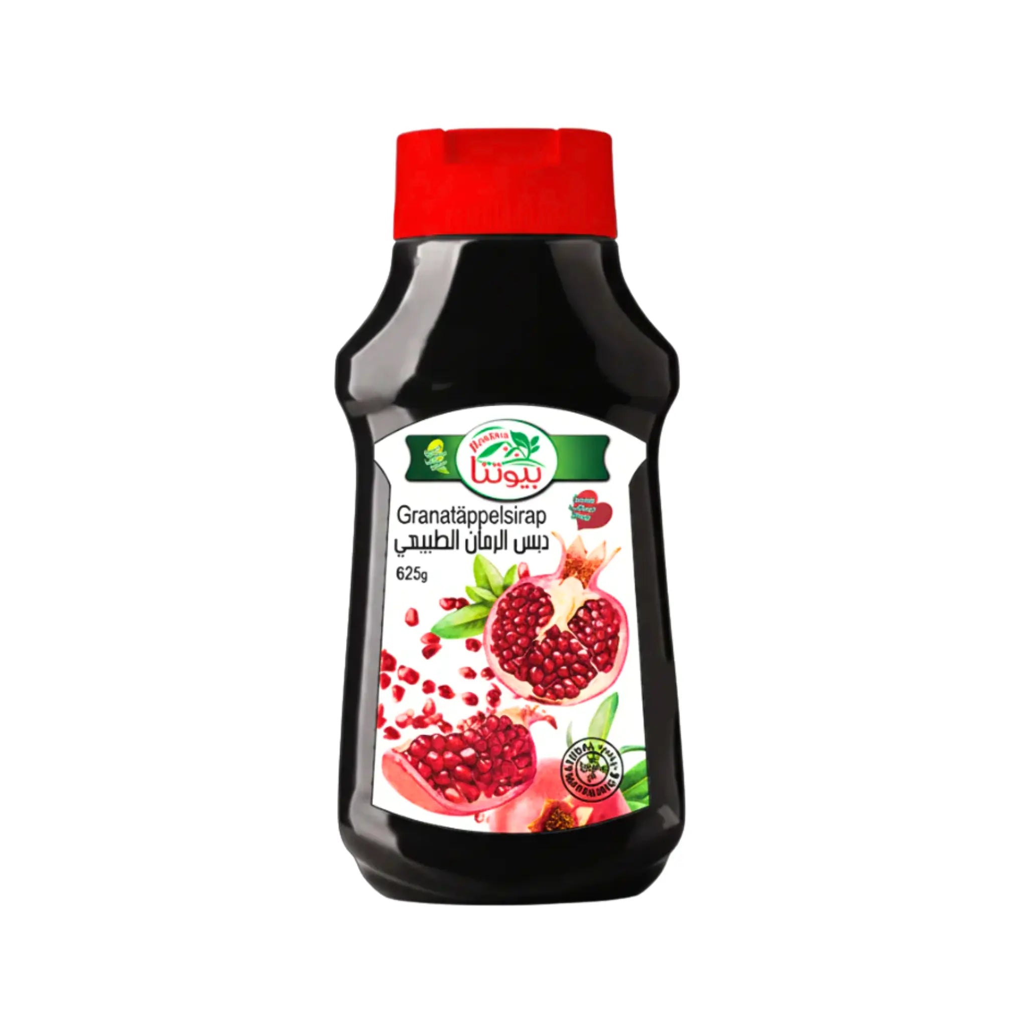 Beutna Granatæble Sirup 625g – Syrlig & Fyldig Smagsforstærker