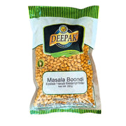Påse med Masala Boondi, kryddade friterade kikärtsmjölbollar, 200g orientaliskt snacks