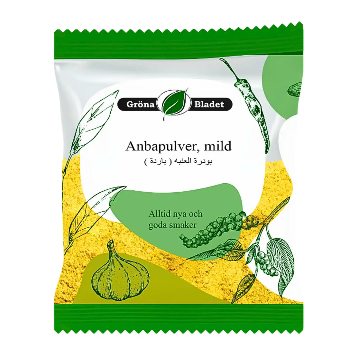 Grønne Blad Anbapulver Mild 50g
