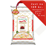 Lal Qilla Traditionel Basmati Ris 5kg - Premiumkvalitet Lagret i 2 År - Lige nu i kampagne!