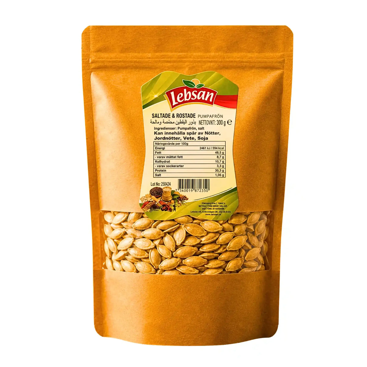 Pumpekerner D.R Lebsan 300g