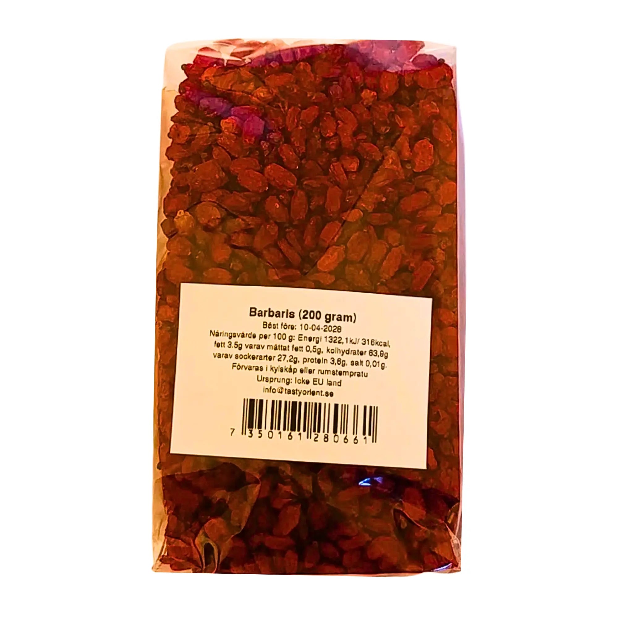 TastyOrient Zereshk – Tørrede barberries af premiumkvalitet (200g)